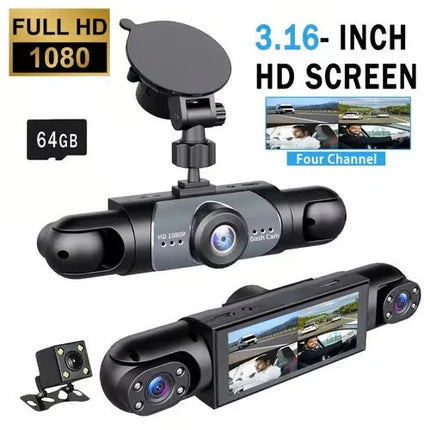 4-Channel 1080P Dashcam System