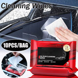 Car Windshield Oil Film Cleaning Wet Wipes – Rain Repellent & Glass Restorer