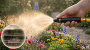 Heavy Duty Adjustable Twist Hose Nozzle – Jet to Mist in One Twist