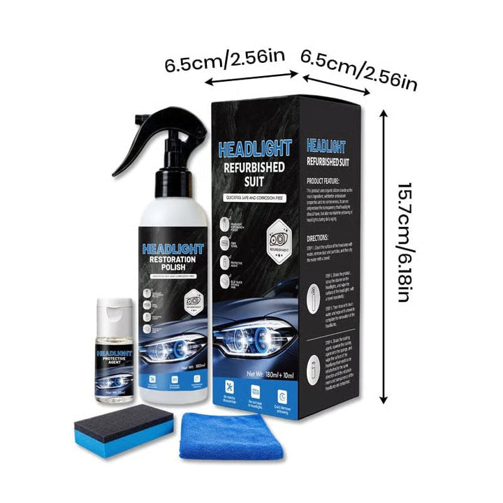 Headlight Restoration Polish – Nano-Dissolve Formula with Ceramic Shield