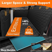 Heavy-Duty Dog Back Seat Extender & Car Seat Cover