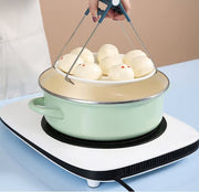 Heat Resistant Silicone Kitchen Gadget Set – Plate Gripper, Bowl Clip, Mini Mitt & Potholder Mat (4-Piece)