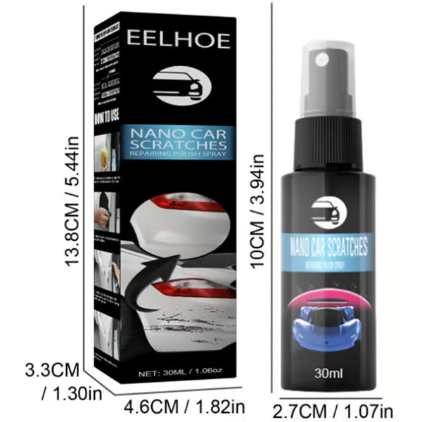 Car Scratch Repair Nano Spray – Hydrophobic Coating & UV Protection (30ml)