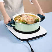Heat Resistant Silicone Kitchen Gadget Set – Plate Gripper, Bowl Clip, Mini Mitt & Potholder Mat (4-Piece)