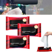 Car Windshield Oil Film Cleaning Wet Wipes – Rain Repellent & Glass Restorer