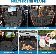 Heavy-Duty Dog Back Seat Extender & Car Seat Cover